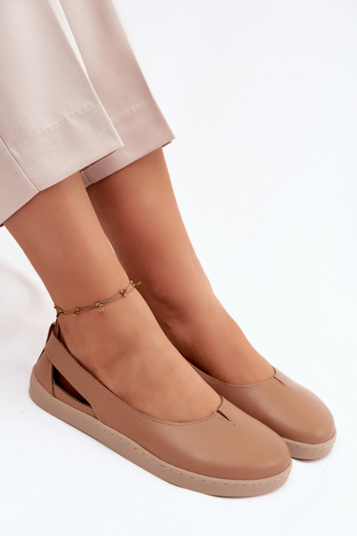 Barefoot ballerinad Zazoo 10217 kaputsiinivärvuses