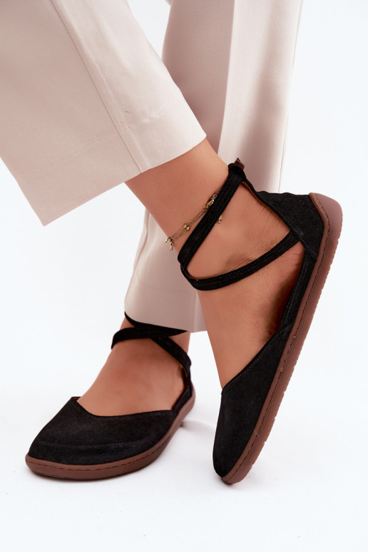 Seemisnahast baleriinad Pealiste omad Barefoot Triipudega Zazoo 320 msuud