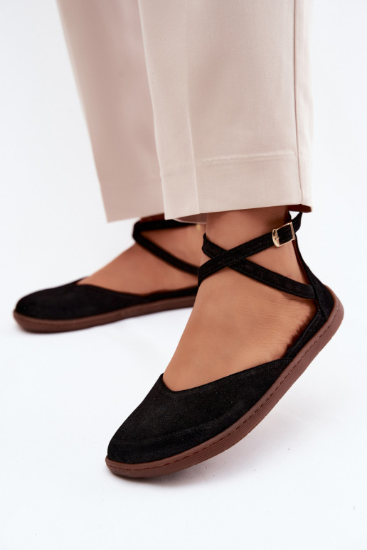 Seemisnahast baleriinad Pealiste omad Barefoot Triipudega Zazoo 320 msuud