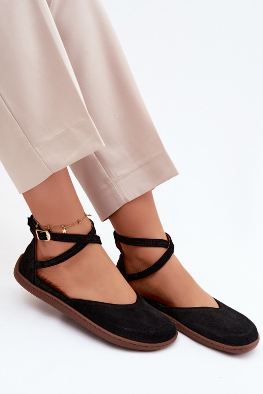 Seemisnahast baleriinad Pealiste omad Barefoot Triipudega Zazoo 320 msuud