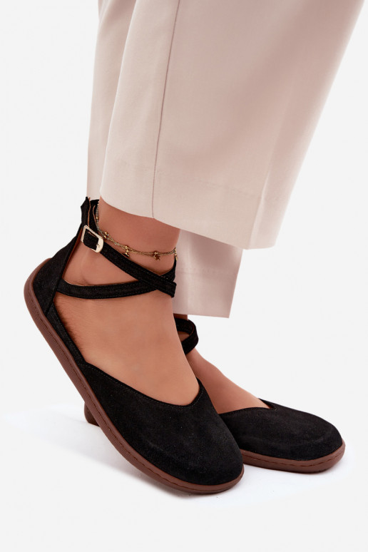 Seemisnahast baleriinad Pealiste omad Barefoot Triipudega Zazoo 320 msuud