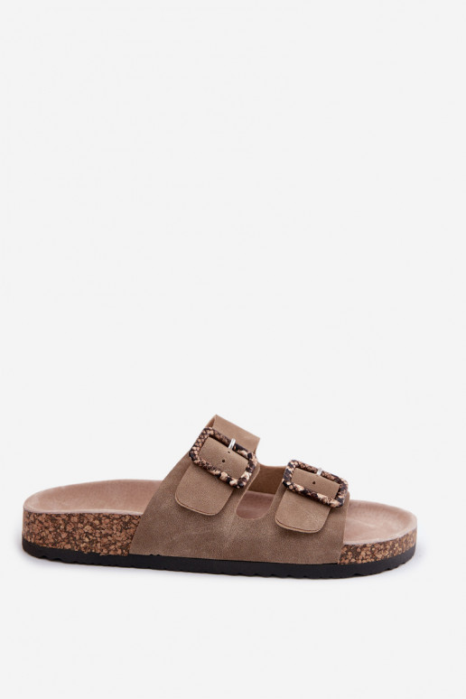 naiste plätud Korgitalla peal pannaldega Sellel ondu muster beeži värvi Melia