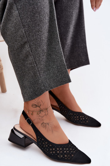 Pealhk Seemisnahksed sandaalid Ažuurne võrguga Klockis D&A CR61-3004 msuud