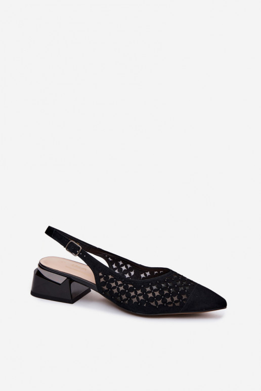 Pealhk Seemisnahksed sandaalid Ažuurne võrguga Klockis D&A CR61-3004 msuud