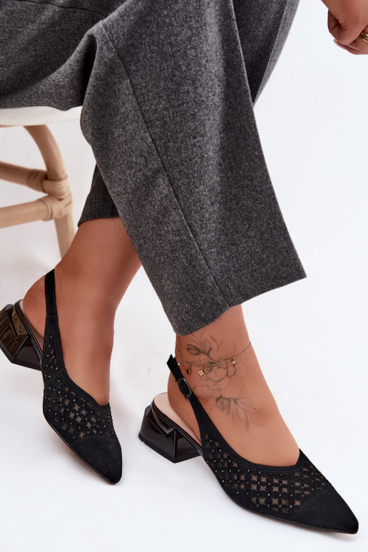 Pealhk Seemisnahksed sandaalid Ažuurne võrguga Klockis D&A CR61-3004 msuud