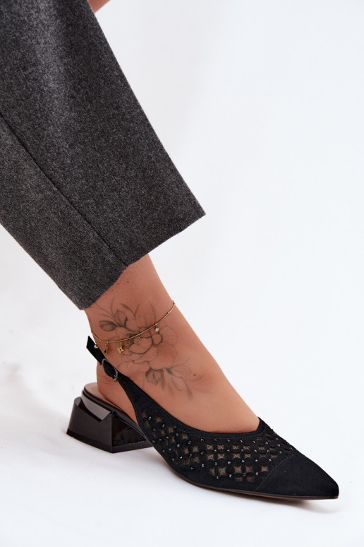 Pealhk Seemisnahksed sandaalid Ažuurne võrguga Klockis D&A CR61-3004 msuud