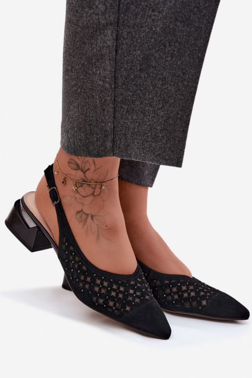 Pealhk Seemisnahksed sandaalid Ažuurne võrguga Klockis D&A CR61-3004 msuud