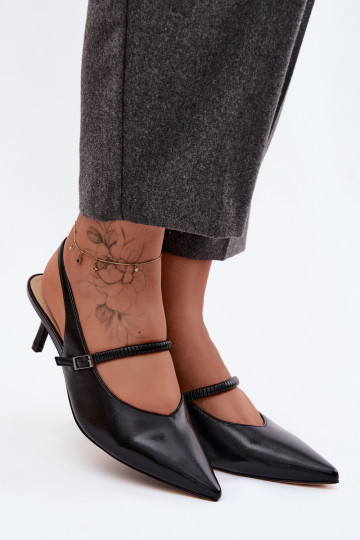 Pealhk Kingad Elegantsed kõrge kontsaga sandaalid rihmadega D&A CR61-3046 msuud 2