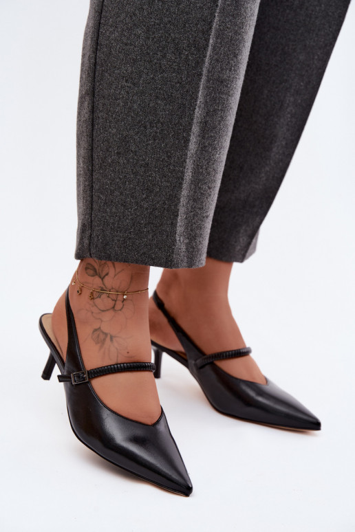 Pealhk Kingad Elegantsed kõrge kontsaga sandaalid rihmadega D&A CR61-3046 msuud