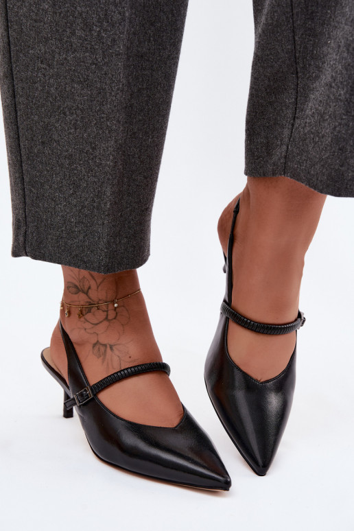 Pealhk Kingad Elegantsed kõrge kontsaga sandaalid rihmadega D&A CR61-3046 msuud