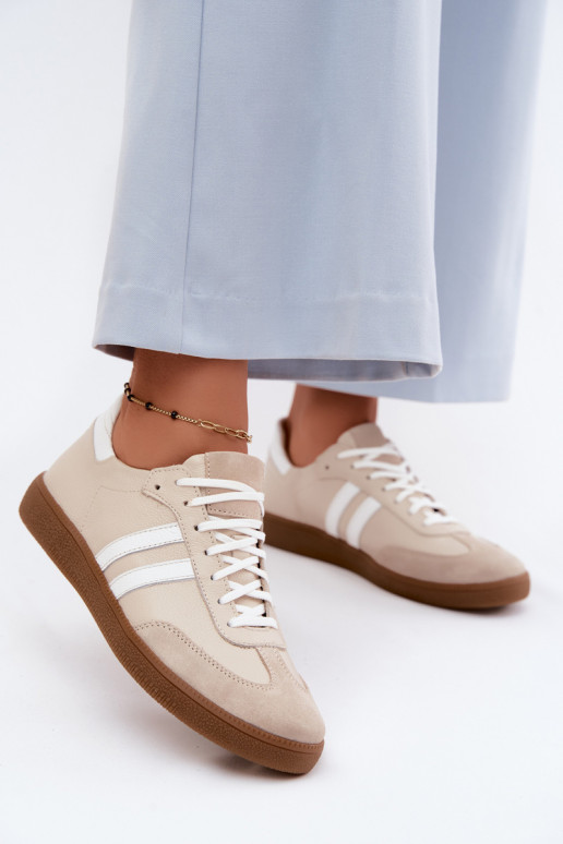 Zazoo N1068 Pealhk Sellel ondal Sneakers tüüpi jalanõud Pealiste omad beeži värvi