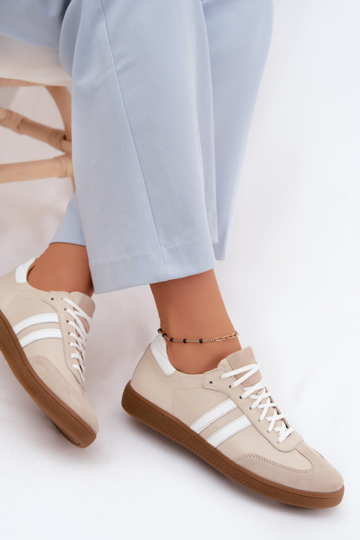 Zazoo N1068 Pealhk Sellel ondal Sneakers tüüpi jalanõud Pealiste omad beeži värvi