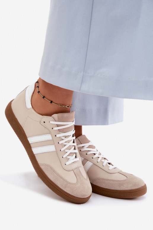 Zazoo N1068 Pealhk Sellel ondal Sneakers tüüpi jalanõud Pealiste omad beeži värvi