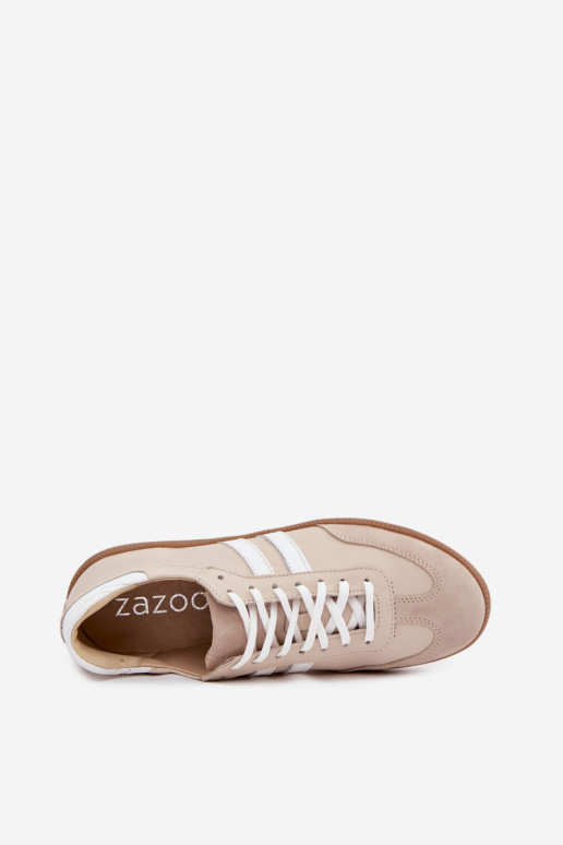 Zazoo N1068 Pealhk Sellel ondal Sneakers tüüpi jalanõud Pealiste omad beeži värvi