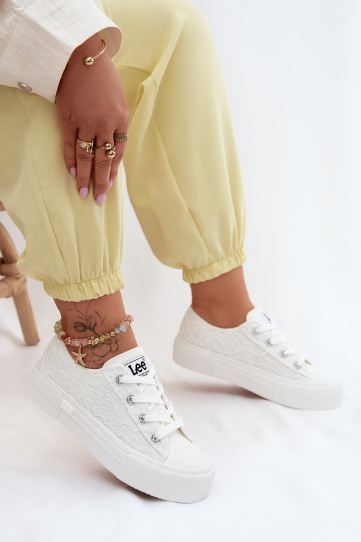 Pitsilised naiste saapad platvormiga LEE ISLA LACE INOMEN LOIN 50261003.1FG valget värvi