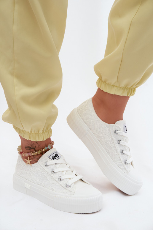 Pitsilised naiste saapad platvormiga LEE ISLA LACE INOMEN LOIN 50261003.1FG valget värvi