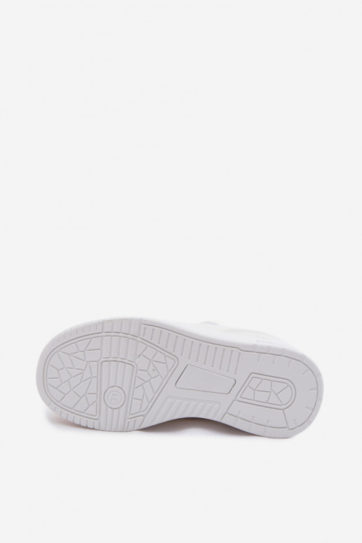Sneakers tüüpi jalanõud Laste jalanõud krõpsudega kinnitatav valget värvi Neressa