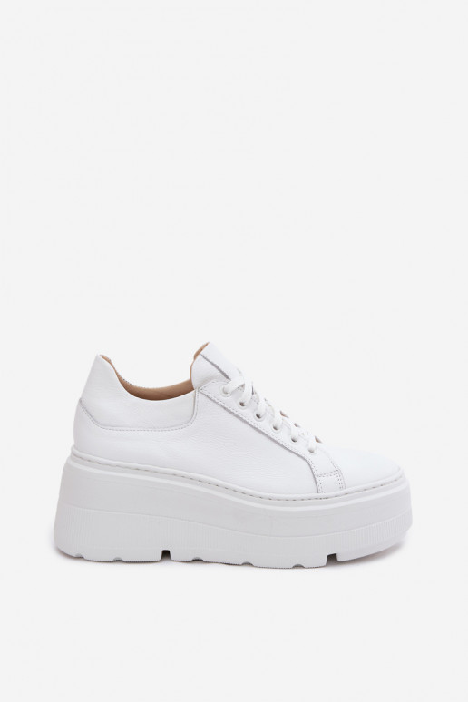 Naiste sneakers platvormiga valge värviga Zazoo N1000S3