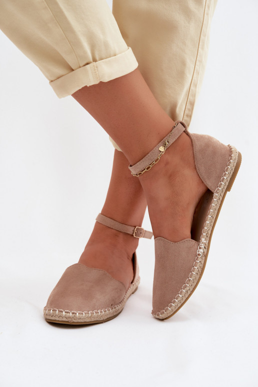 EspadrillidImitacji seemisnakhsedu Vinceza 23-34594 beeži värvi