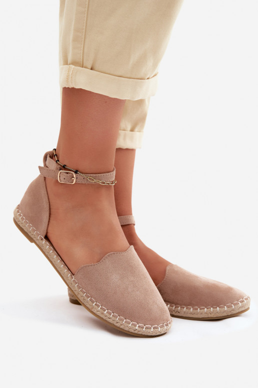 EspadrillidImitacji seemisnakhsedu Vinceza 23-34594 beeži värvi