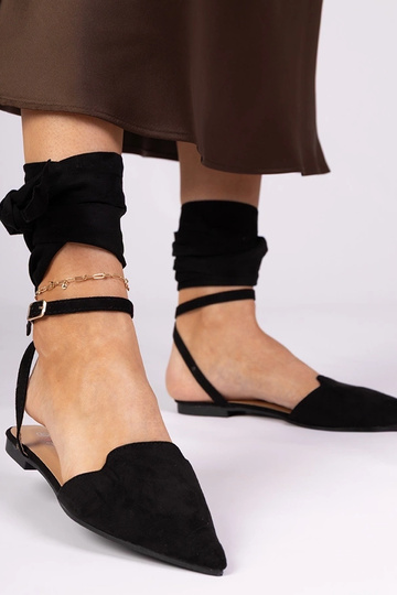 Mustad madalad kontsad mules Mella