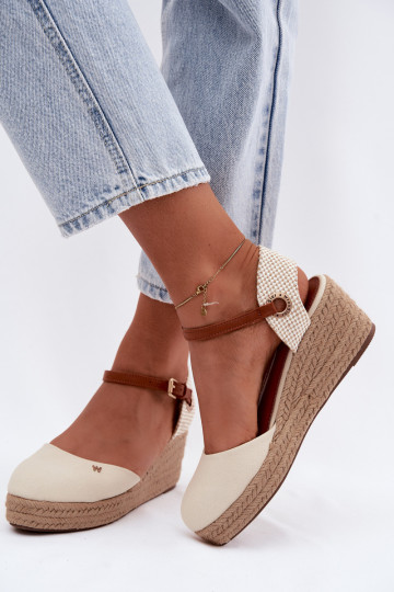 Liivakarva espadrillid platvormiga