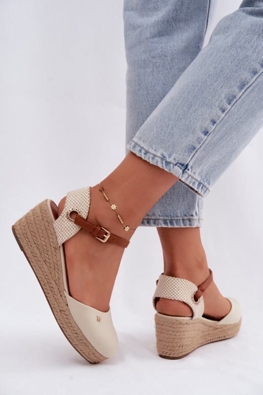 Liivakarva espadrillid platvormiga