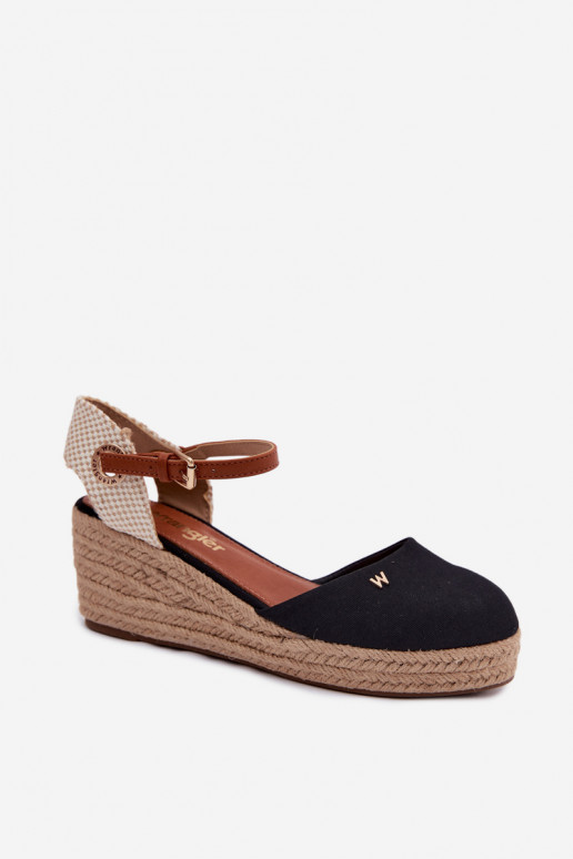 Mustad espadrillid platvormiga