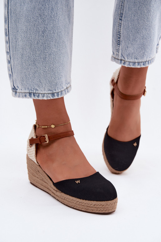 Mustad espadrillid platvormiga