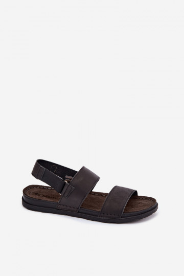 Mustad meeste sandaalid INBLU