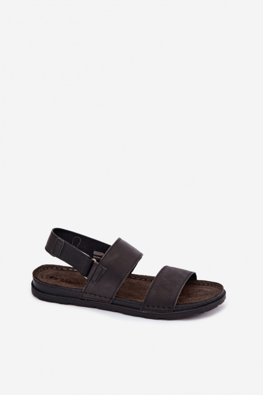 Mustad meeste sandaalid INBLU