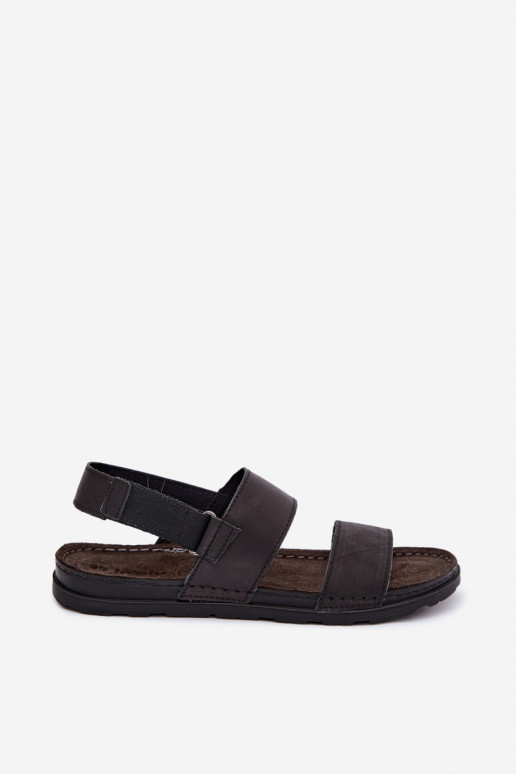 Mustad meeste sandaalid INBLU