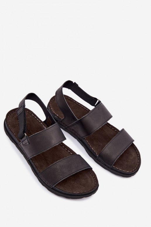 Mustad meeste sandaalid INBLU
