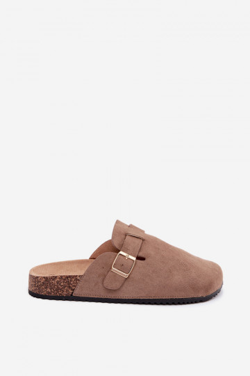 Naiste puhtad kuldsete klambritega khaki Alpine 2