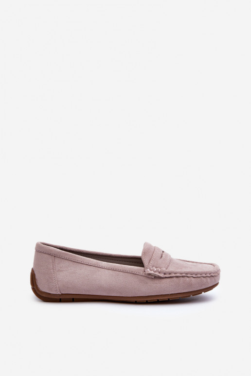 Elegantsed lillad seemisnahast mokasiinid Lenvie