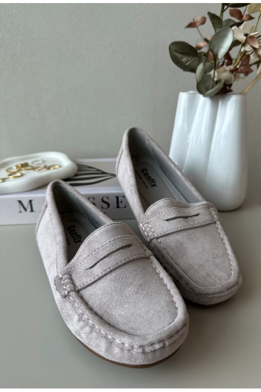 Elegantsed lillad seemisnahast mokasiinid Lenvie