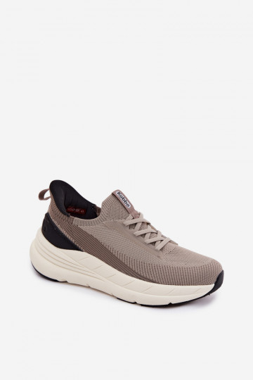Meeste slip-on spordijalatsid platvormiga Kobbo 102421 liivavärvi 2