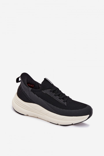 Meeste slip-on spordijalatsid platvormiga Kobbo 102421 musta värvi 2