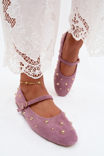 Ballettossud kaunistustega ja rihmadega violetset Cuddly 2