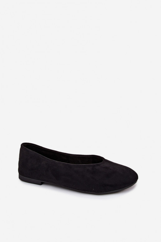 Mustad ballerina kingad kunstnubrist Camdena