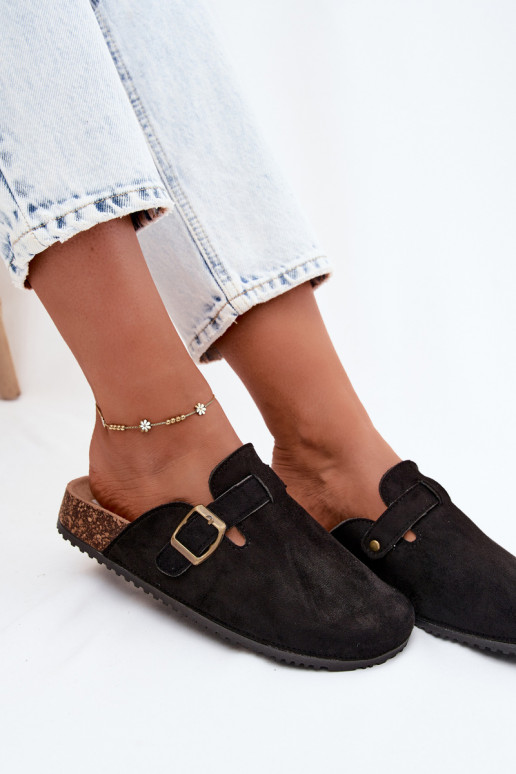 Mustad naiste puhtad kunstsuede'ist Tropina