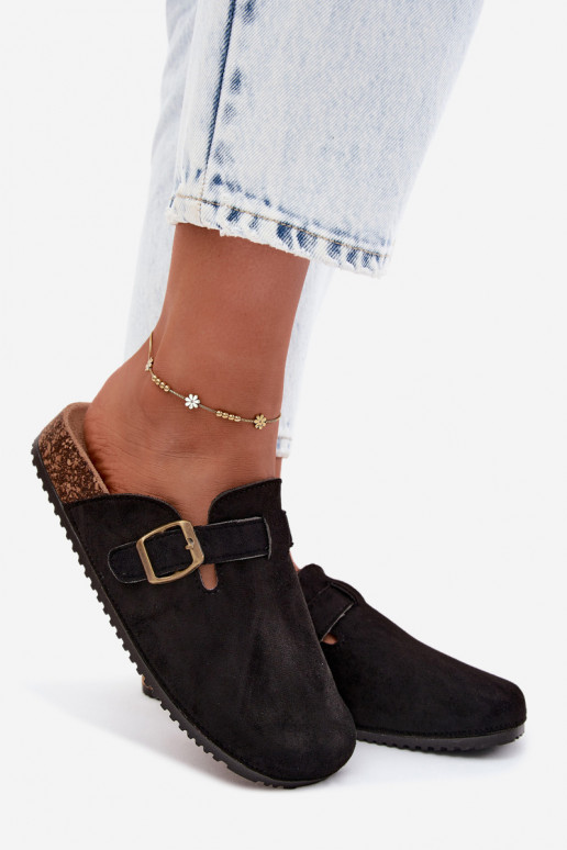 Mustad naiste puhtad kunstsuede'ist Tropina