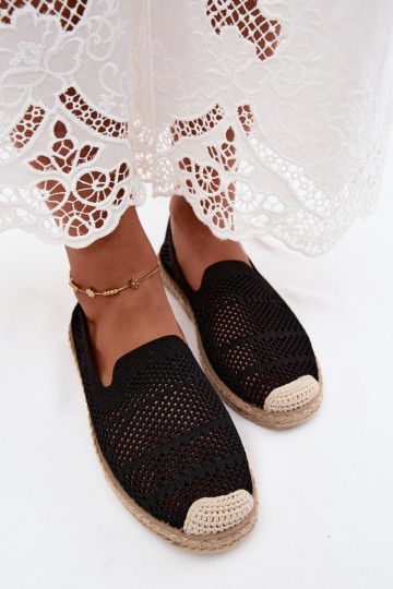 Mustad pitsilised espadrillid Candessa 2
