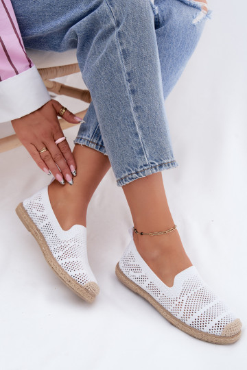 Ažūride valged espadrillid Candessa