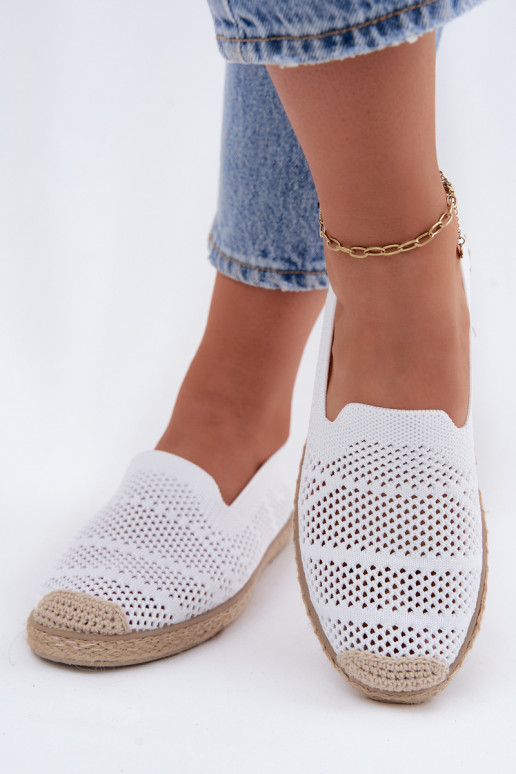Ažūride valged espadrillid Candessa