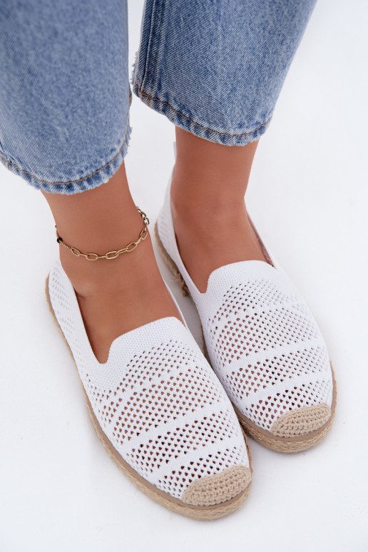 Ažūride valged espadrillid Candessa