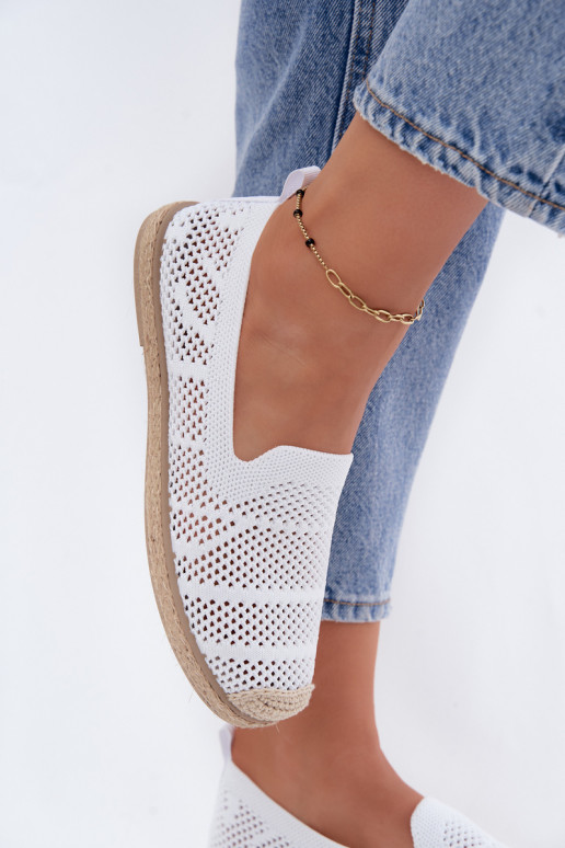 Ažūride valged espadrillid Candessa