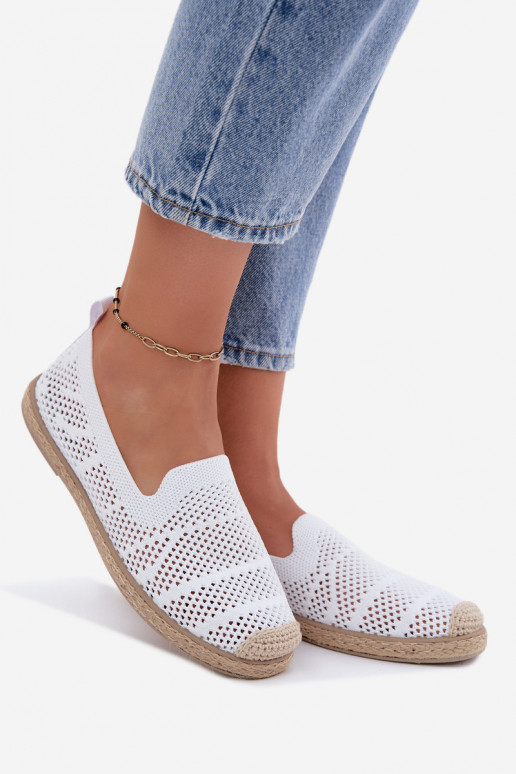 Ažūride valged espadrillid Candessa