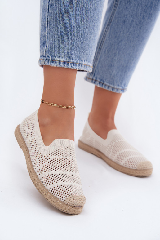 Ažūride elevandilu värvi espadrillid Candessa