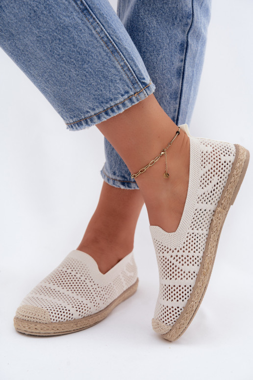 Ažūride elevandilu värvi espadrillid Candessa